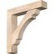 Ekena Millwork Olympic Block Smooth Bracket w/ Offset Brace, Douglas Fir, 7 1/2"W x 38"D x 38"H BKT0806X38X38OLY05SDF - alternate 1